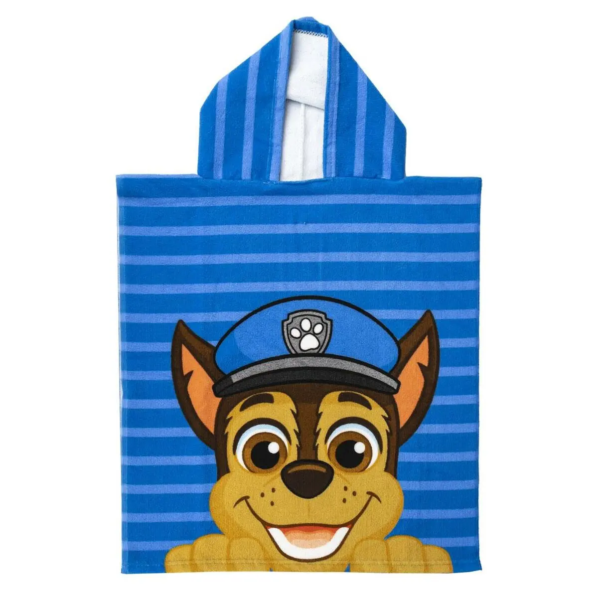 Poncho-Asciugamano con Cappuccio The Paw Patrol Azzurro 50 x 115 cm