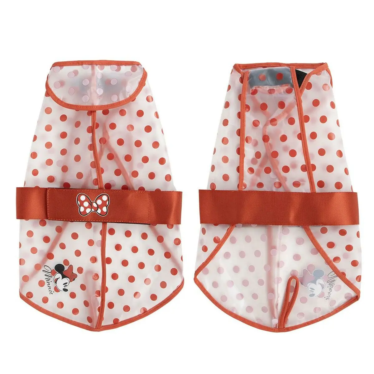 Impermeabile per Cani Minnie Mouse Rosso XS