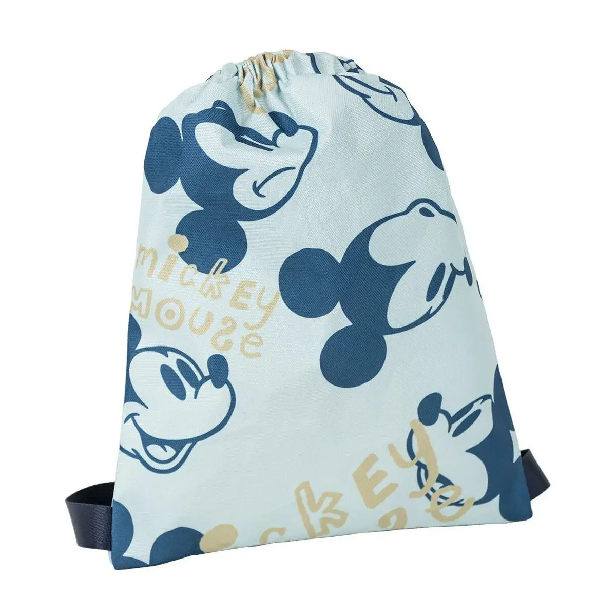 Zaino a Sacca per Bambini Mickey Mouse Azzurro 27 x 33 cm