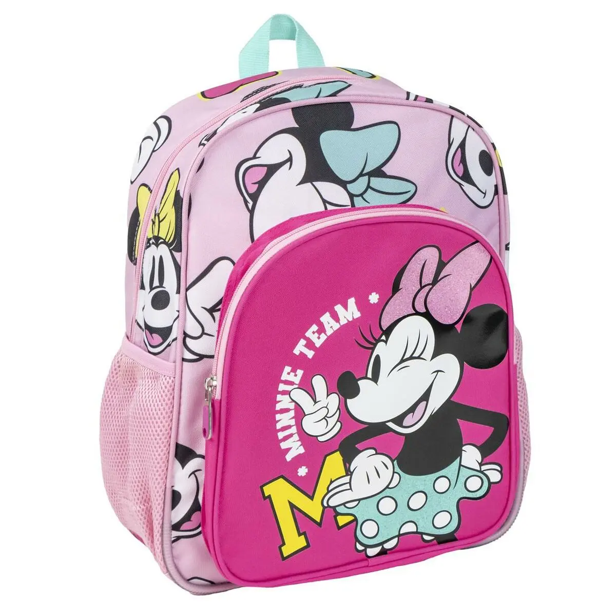 Zaino Scuola Minnie Mouse Fucsia 31 x 12 x 38 cm