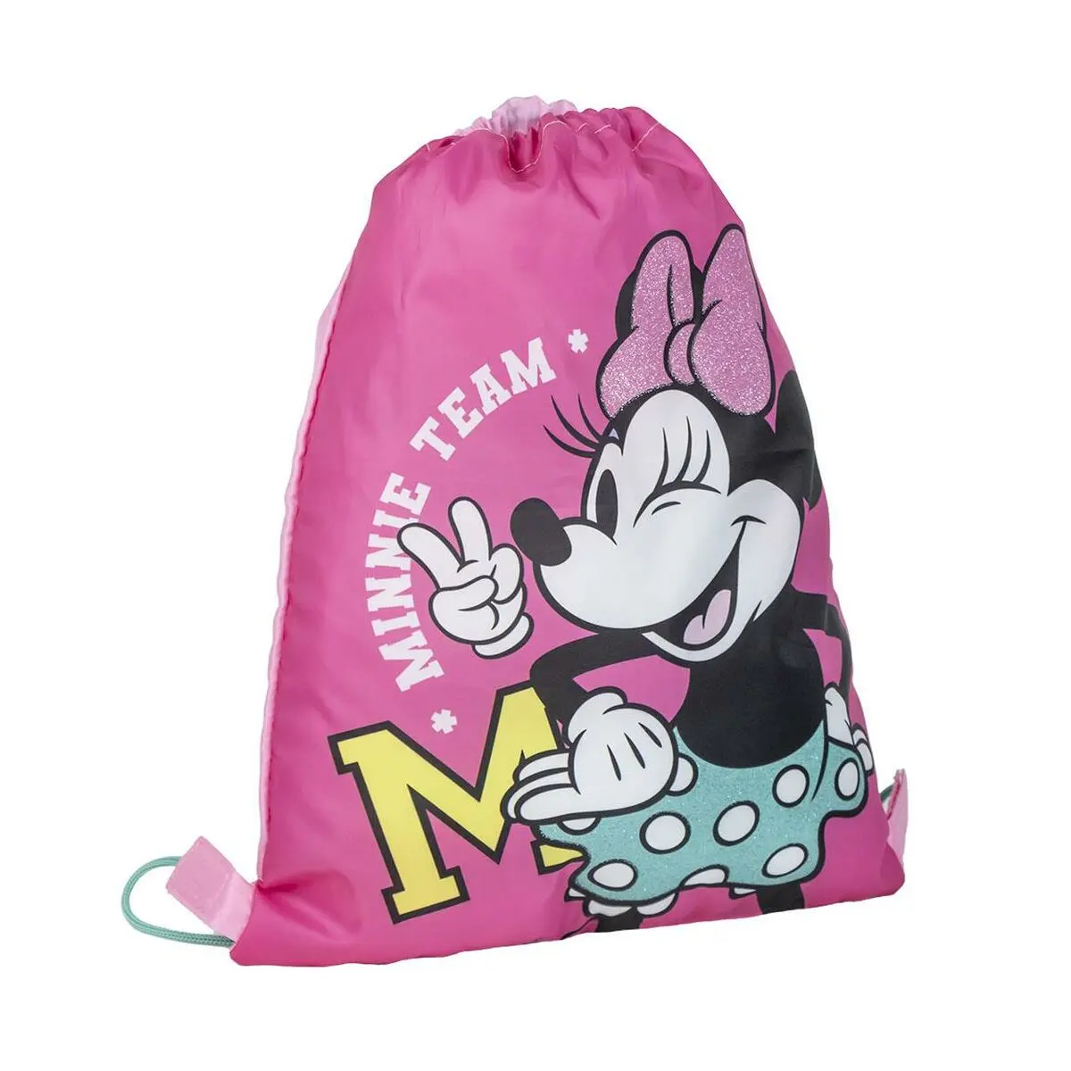 Zaino a Sacca per Bambini Minnie Mouse Fucsia