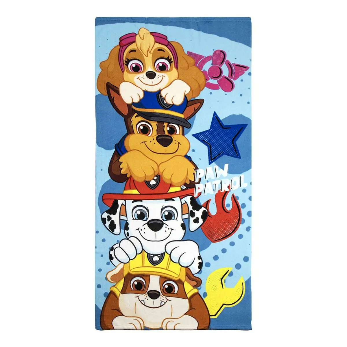 Telo da Mare The Paw Patrol Azzurro 70 x 140 cm