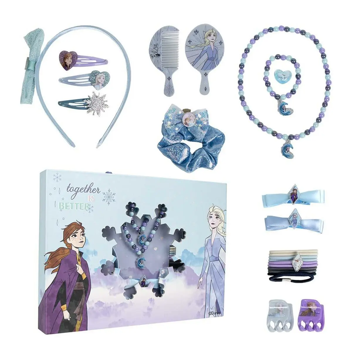 Necessaire per Bambini Frozen Azzurro Multicomposizione