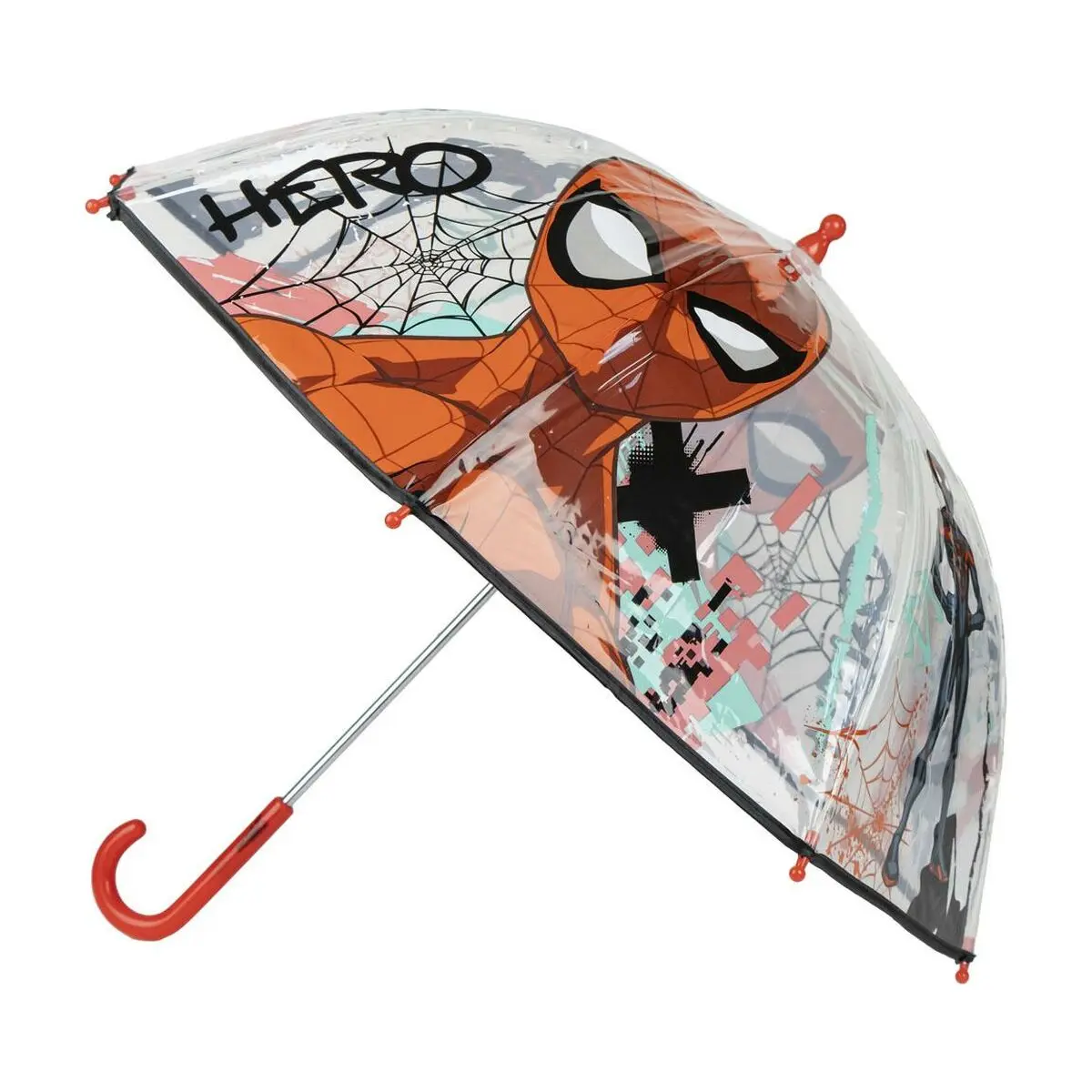 Ombrelli Spider-Man Nero PoE 45 cm Per bambini