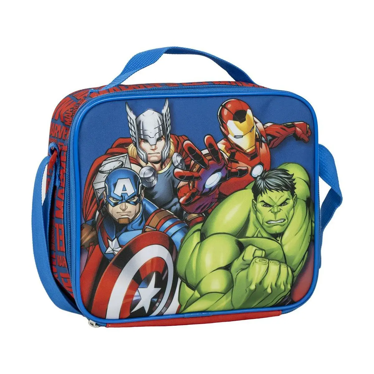 Porta colazione Termico The Avengers Azzurro 8 x 21 x 22 cm