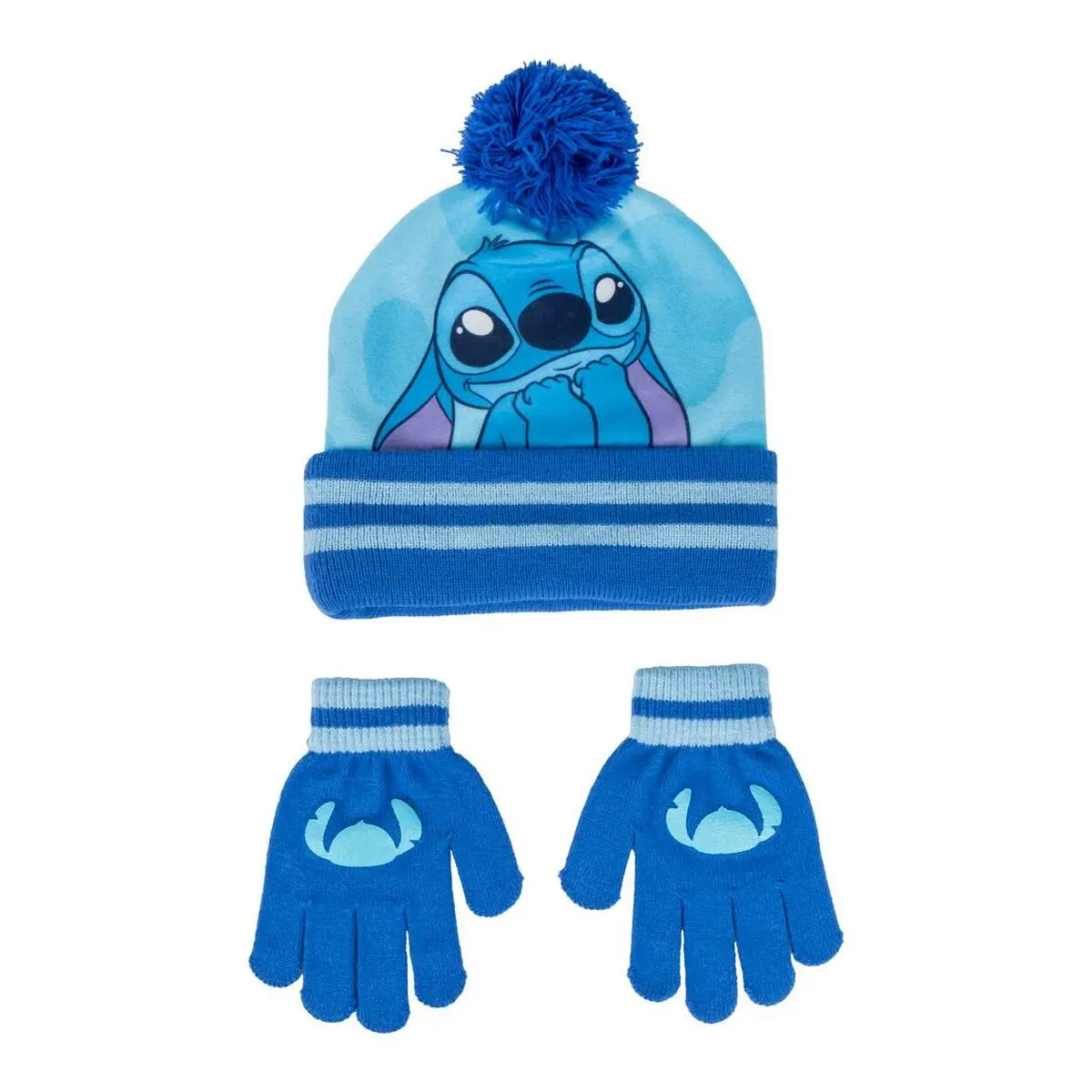 Berretto per Bambini Stitch Azzurro Chiaro (Taglia unica)