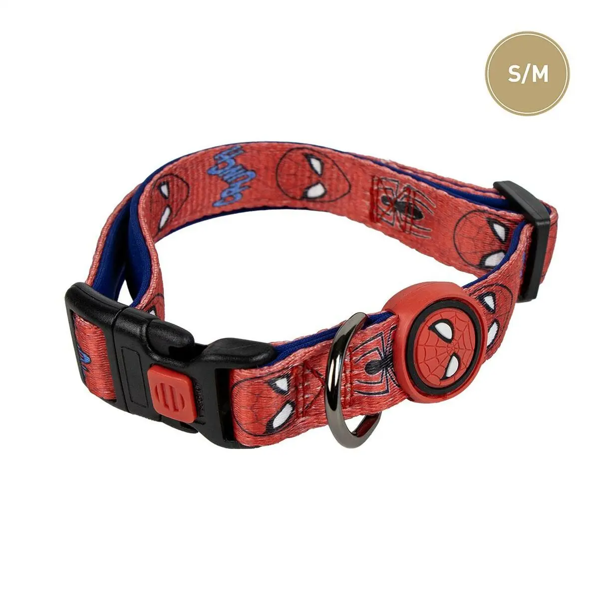 Collare per Cani Spider-Man Rosso S/M