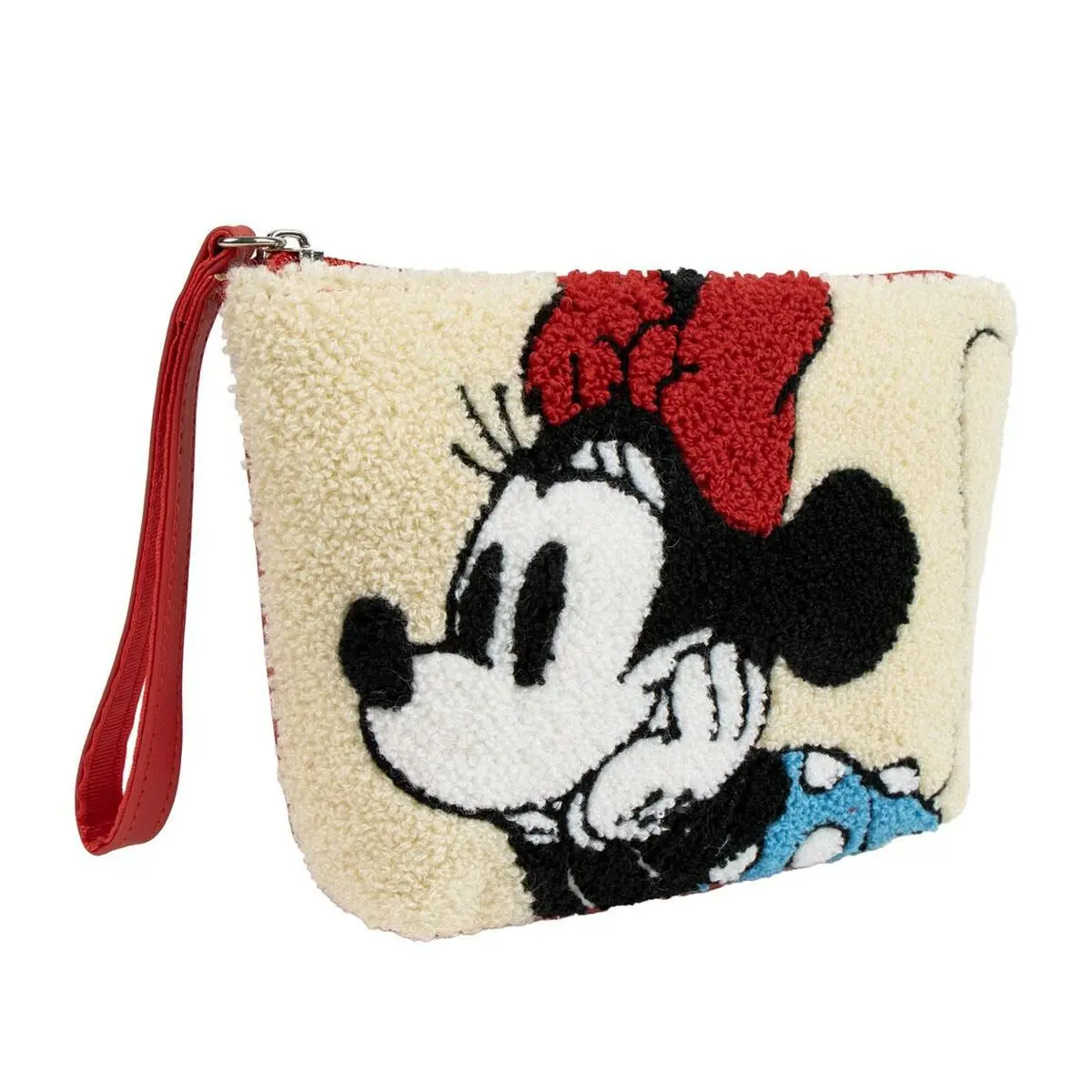 Necessaire da Viaggio Minnie Mouse Rosa 100 % poliestere 22 x 14 x 6 cm