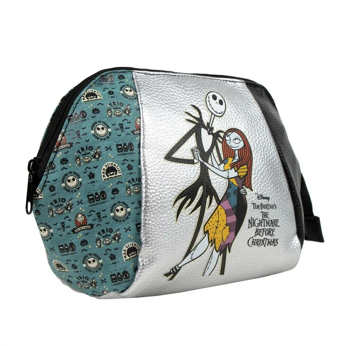 Necessaire da Viaggio The Nightmare Before Christmas Nero 100 % Poliuretano 15 x 15,5 x 10 cm