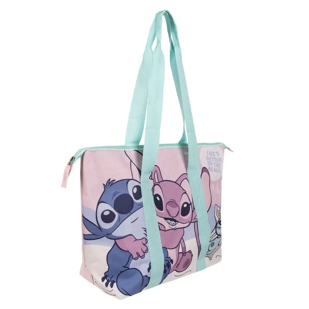 Borsa da Mare Stitch Azzurro 47 x 33 x 15 cm