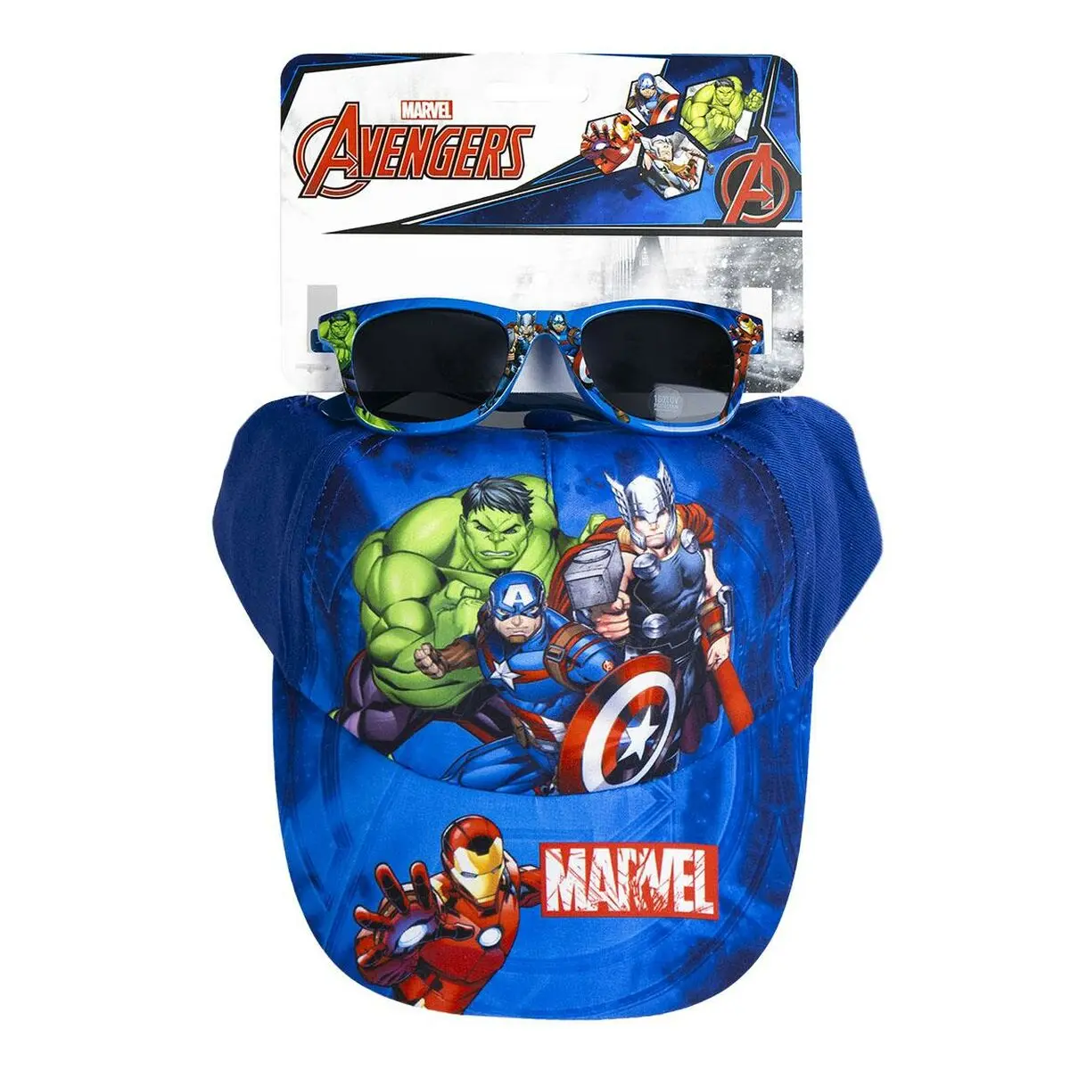 Cappellino per Bambini The Avengers Azzurro (53 cm)