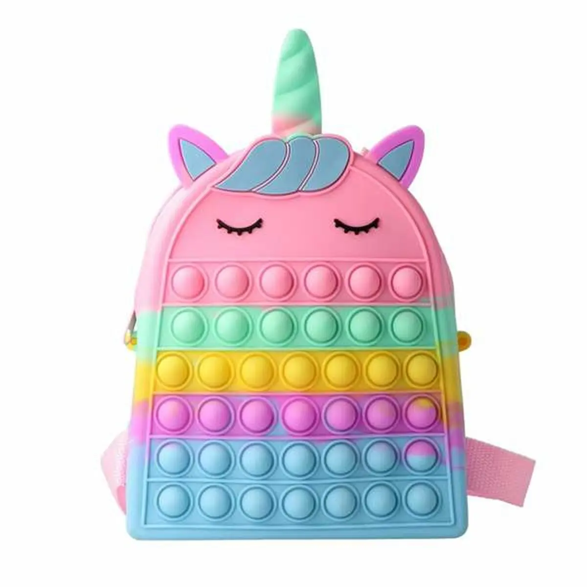 Zaino per Bambini Inca Pop-it 16,5 x 20 x 6 cm Unicorno