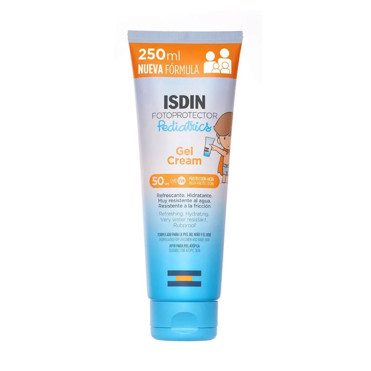 Gel Protezione Solare Isdin 8470001527332 Per bambini SPF 50+ (250 ml)