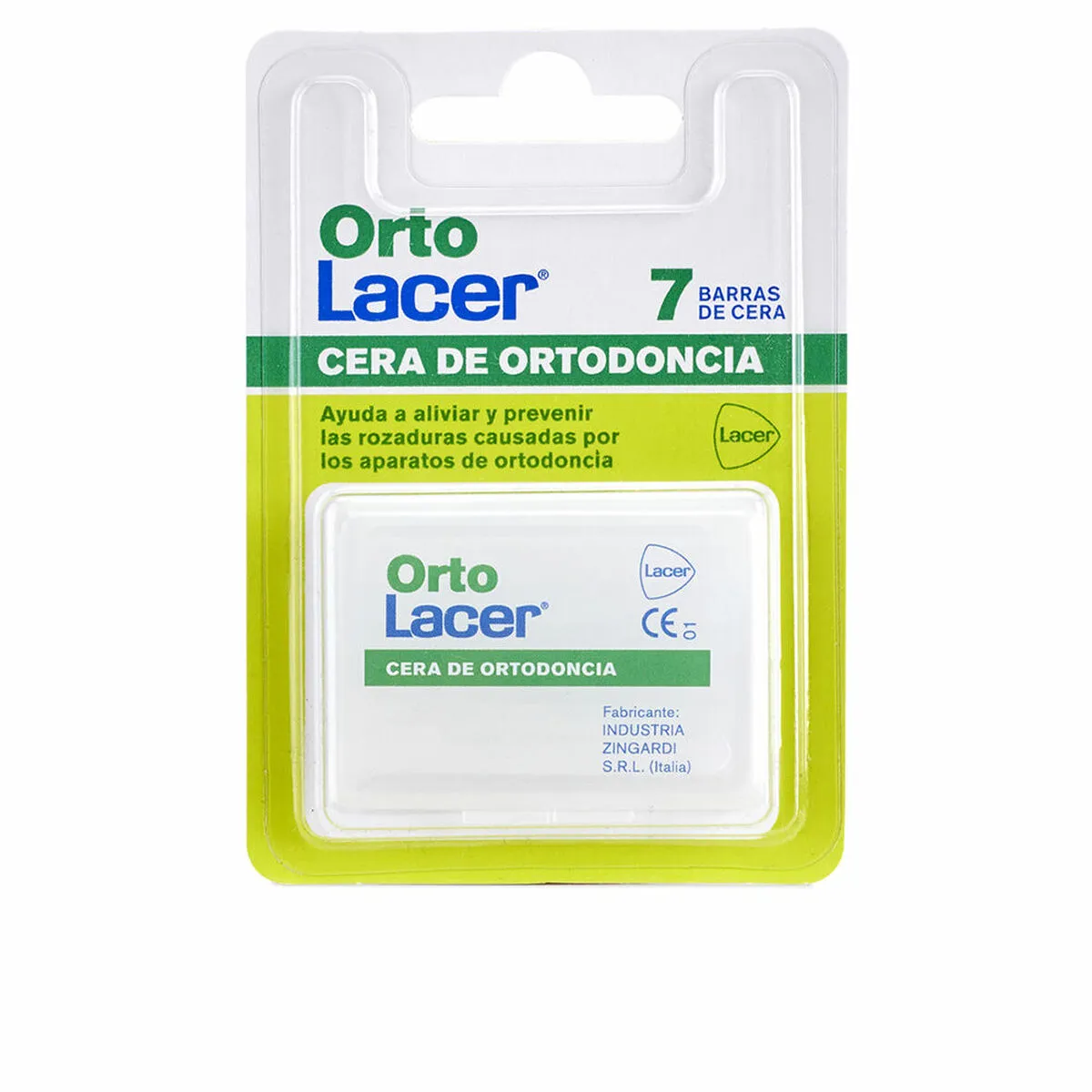 Cera ortodontica Lacer Protectora de Rozaduras (7 Unidades)