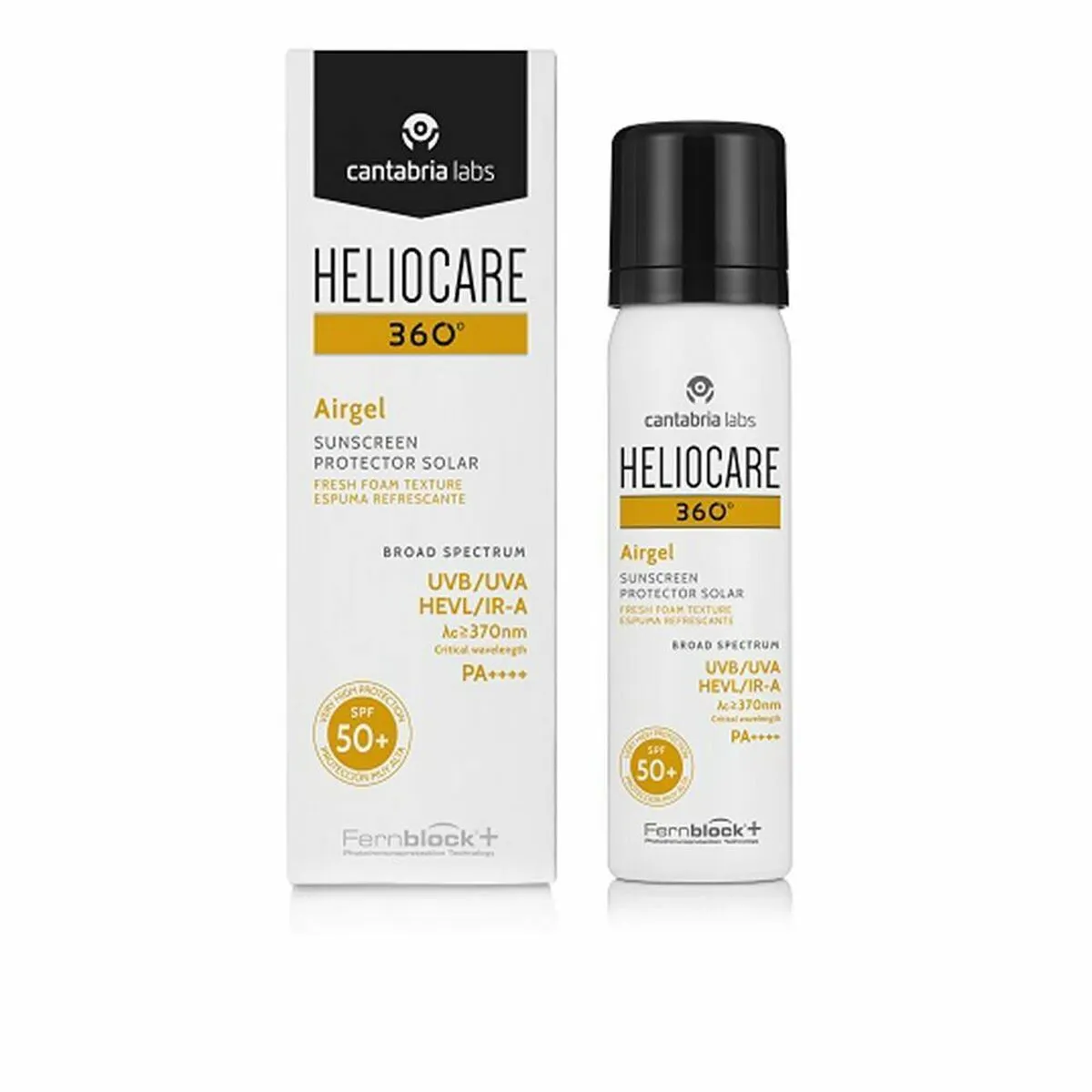 Protezione Solare Viso Heliocare 360º Airgel Fotoimmunoprotettore Spf 50 (60 ml)