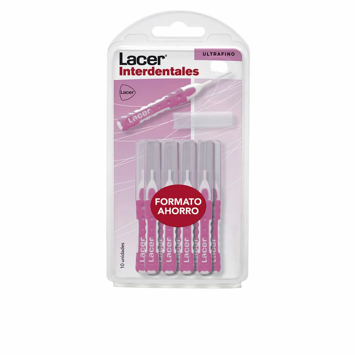 Spazzolino Interdentale Lacer (10 uds) Ultra sottile Dritto