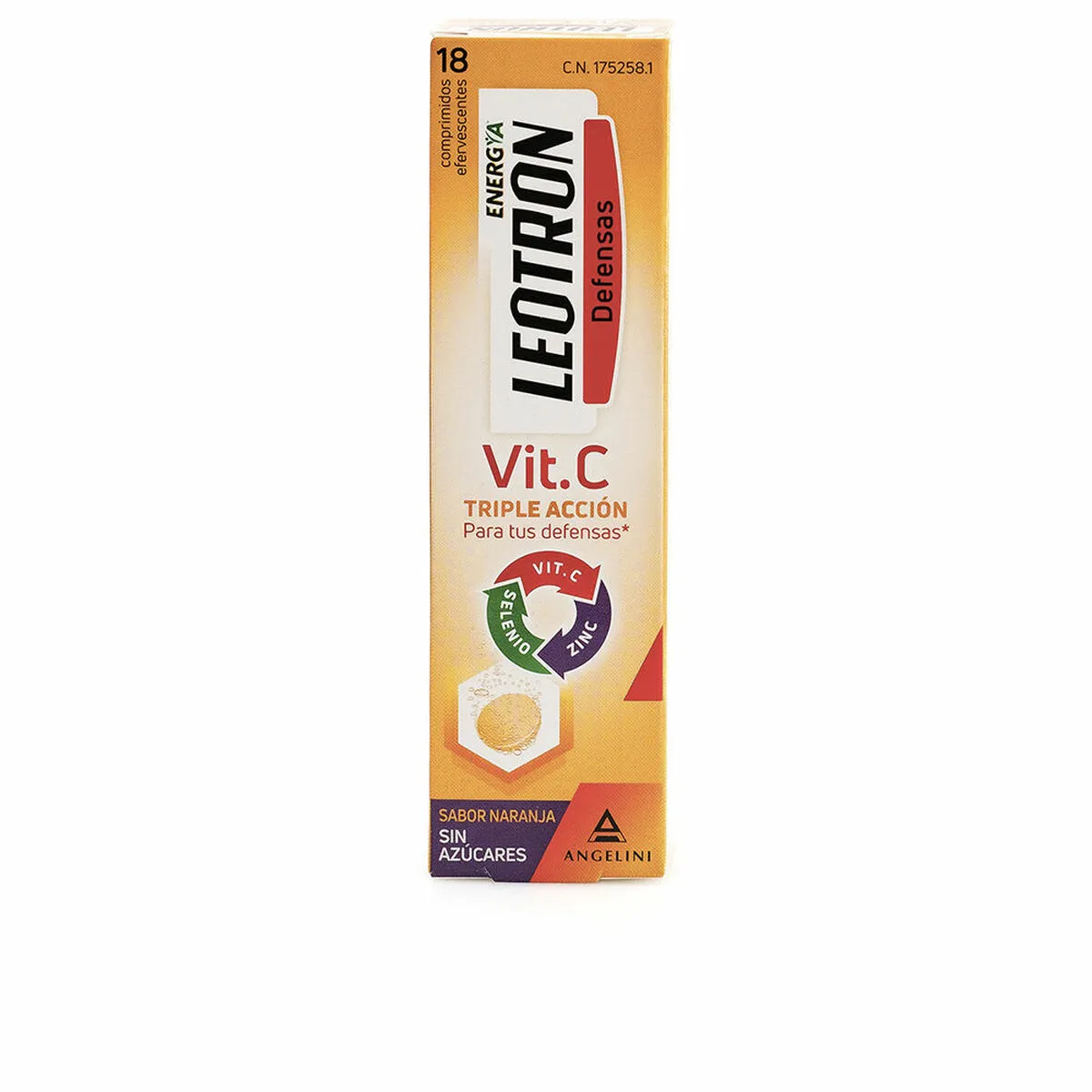 Compresse Leotron Vitamina C Arancio Vitamina C 18 Unità