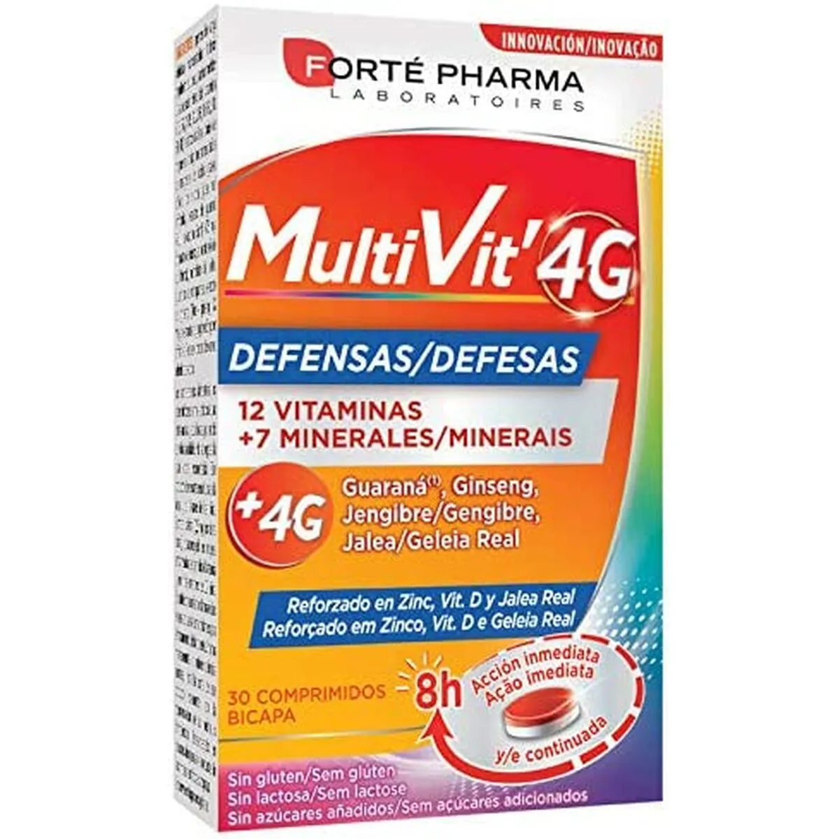 Integratore Alimentare Forté Pharma Multivit 4G 30 Unità