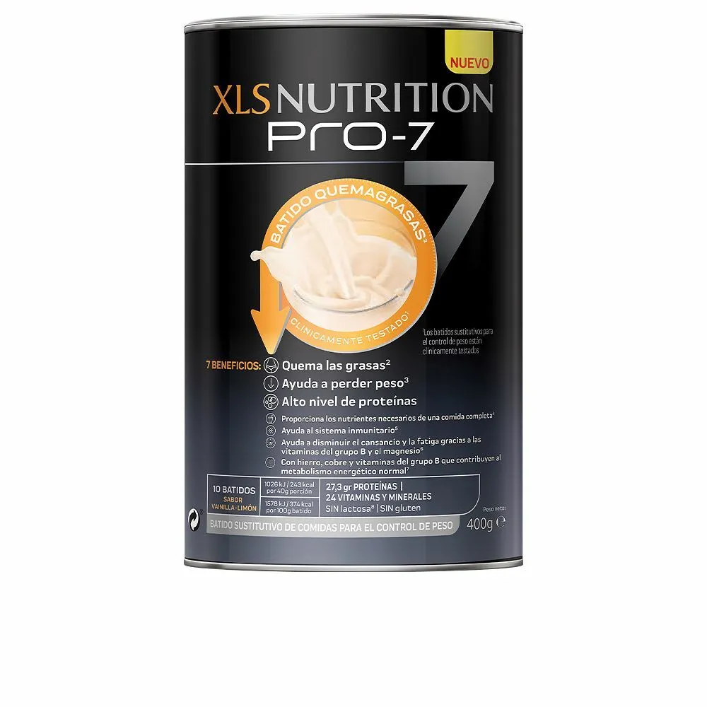 Frullato XLS Nutrition PRO-7 Brucia grassi 90 Unità Limone Vaniglia 400 g