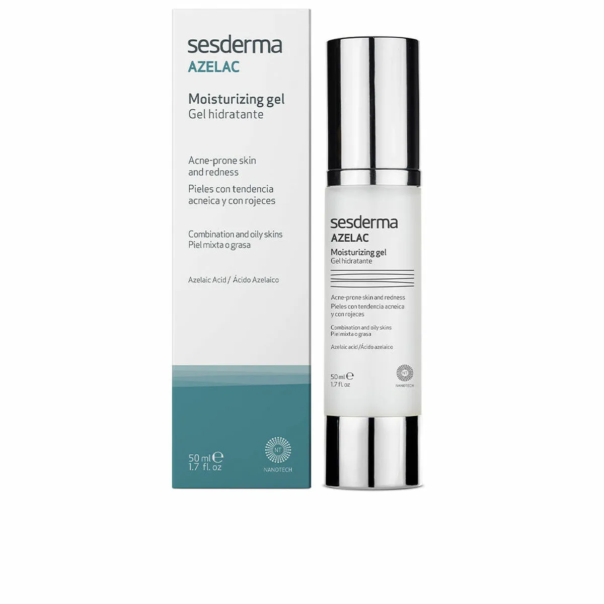 Gel Idratante Sesderma Azelac Pelle a tendenza acneica (50 ml)