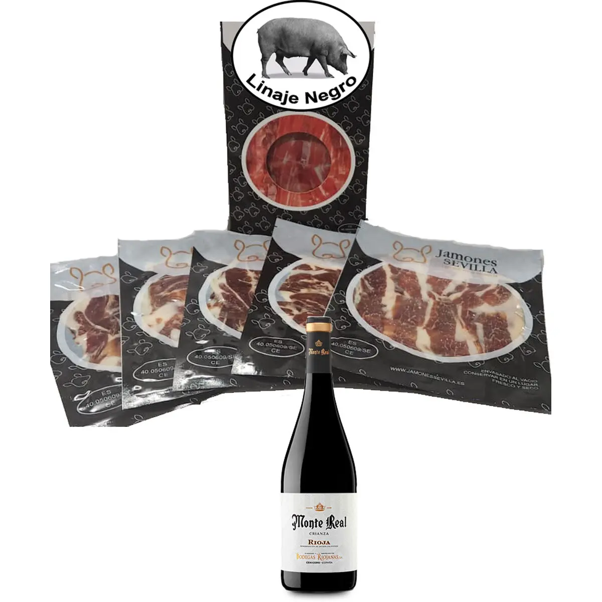 Prosciutto Iberico di Cebo Linaje Negro 100 g 5 Buste