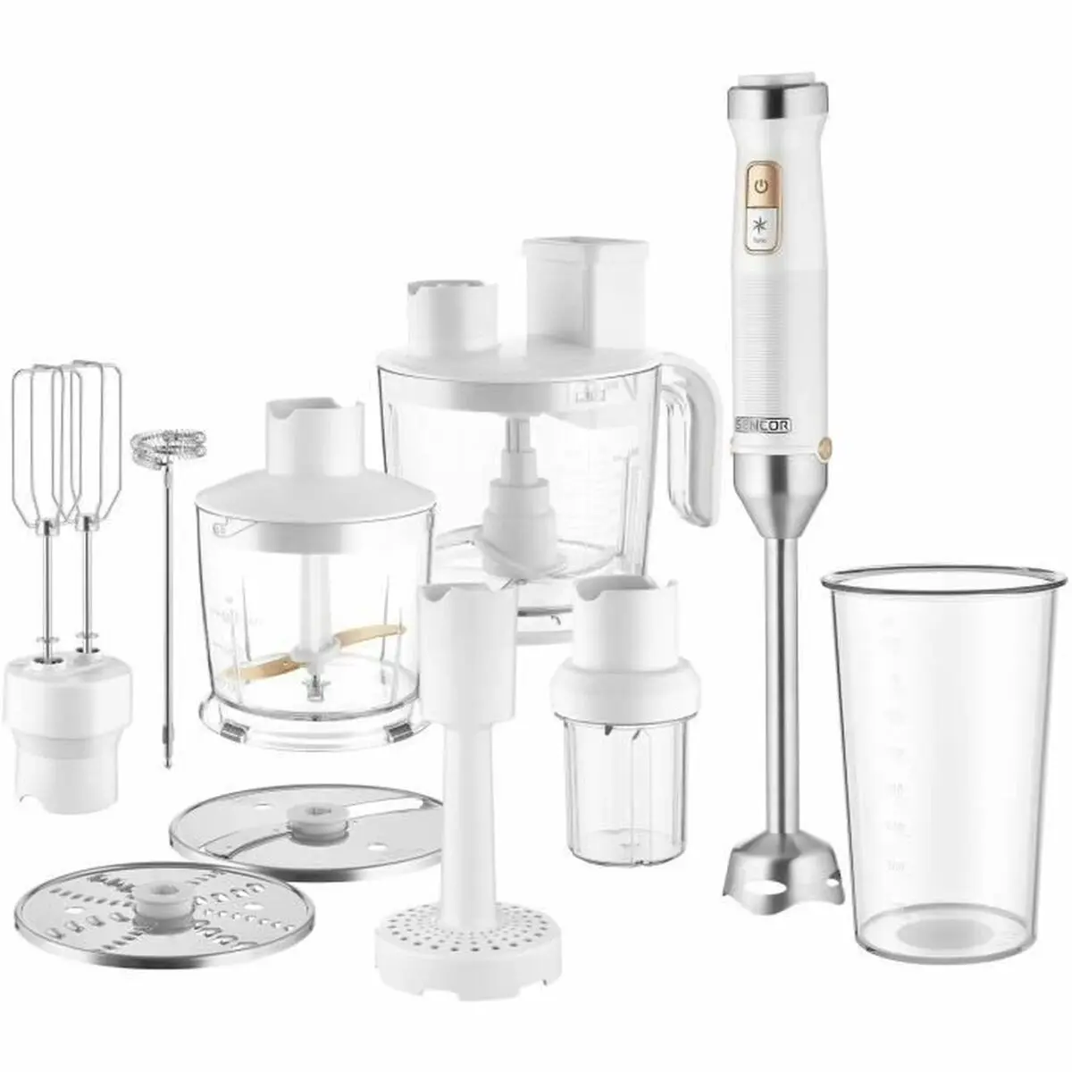 Set di Utensili da Cucina Sencor SHB 6551WH Bianco 1500 W