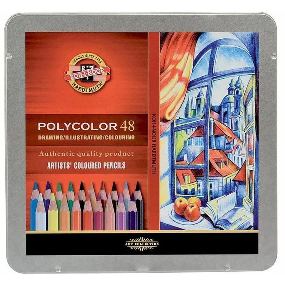 Matite colorate Michel Polycolor 48 Pezzi Multicolore