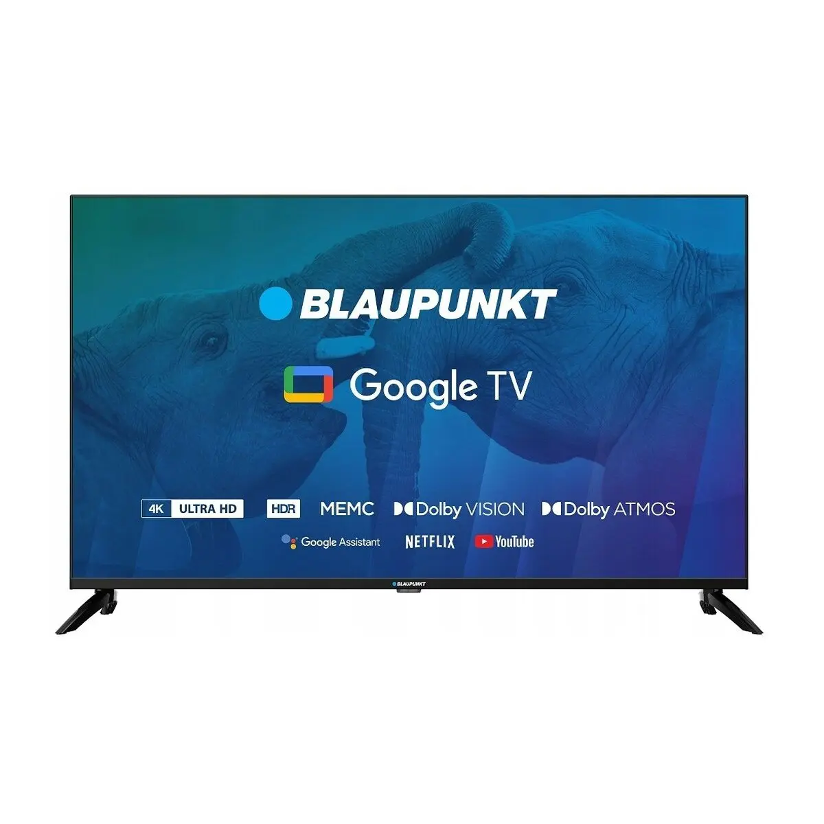 Smart TV Blaupunkt 4K Ultra HD 65" HDR WiFi Direct-LED LCD Nero Dolby Atmos Google TV