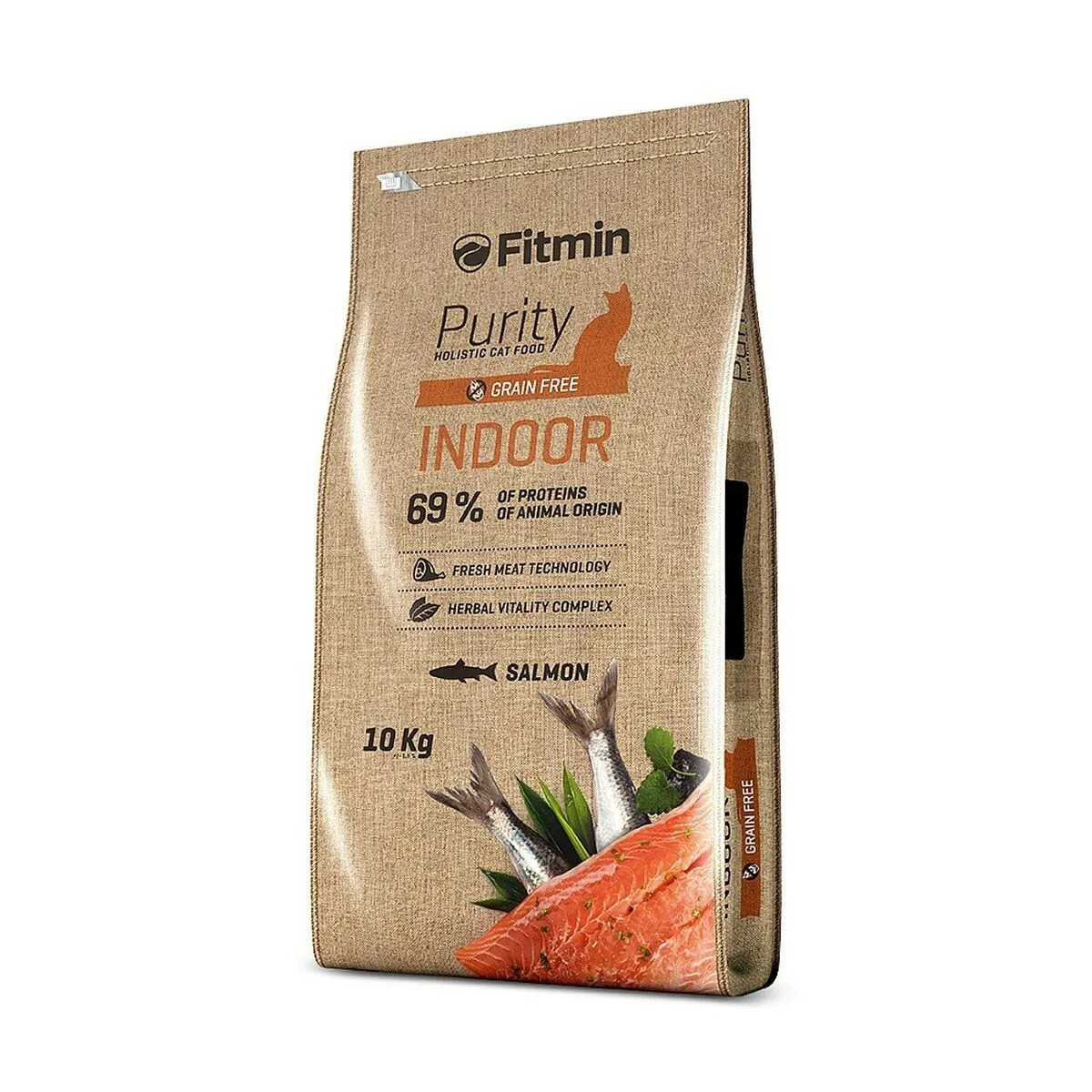 Cibo per gatti Fitmin Purity Indoor Adulto Pesce 10 kg