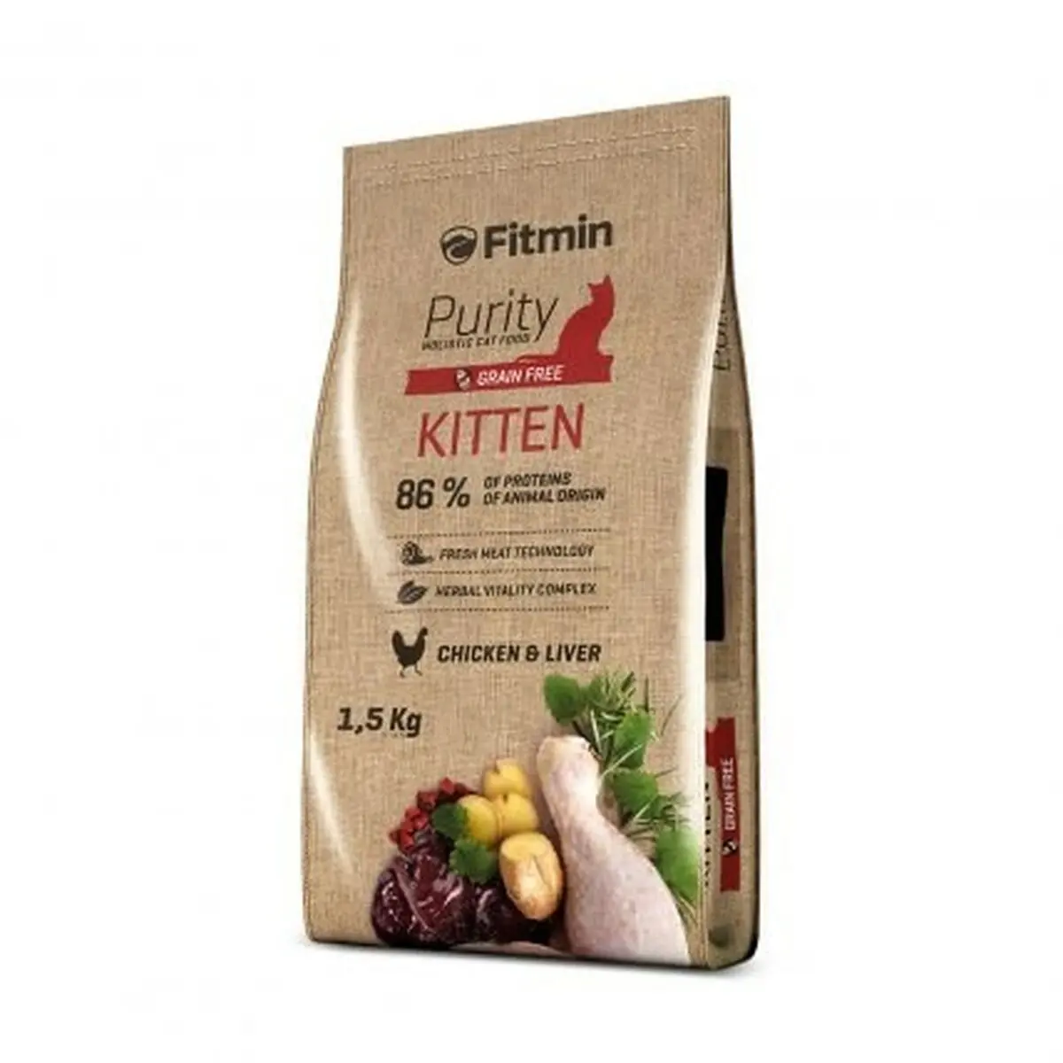 Cibo per gatti Fitmin Purity Kitten 1,5 Kg