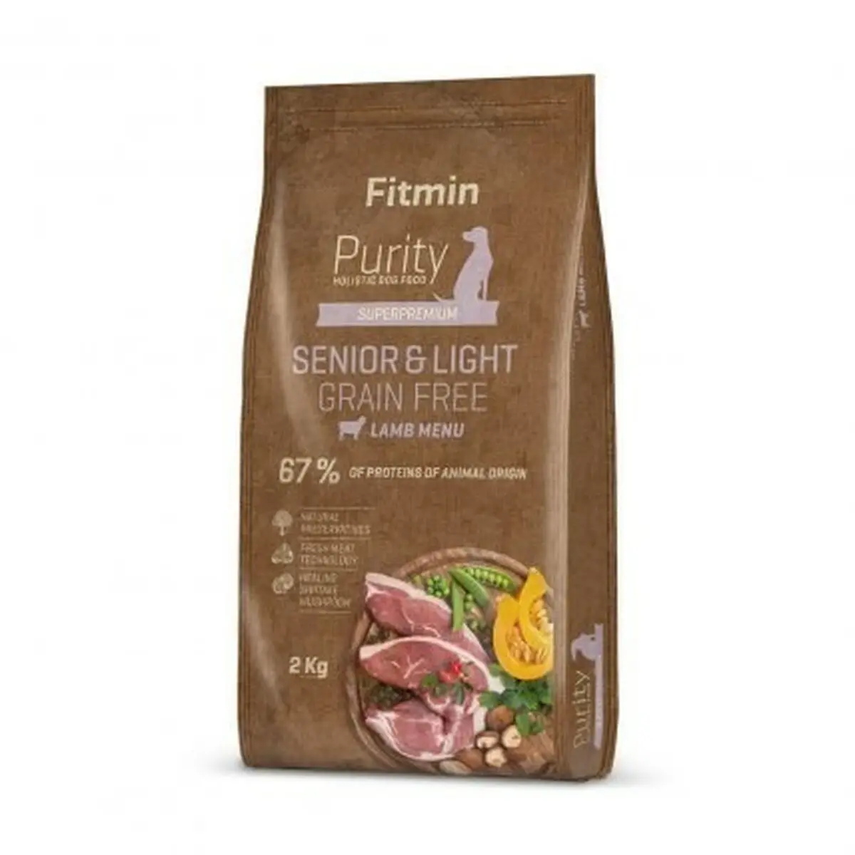 mangime Fitmin Purity Grain free Senior & Light Lamb Anziano Agnello 2 Kg