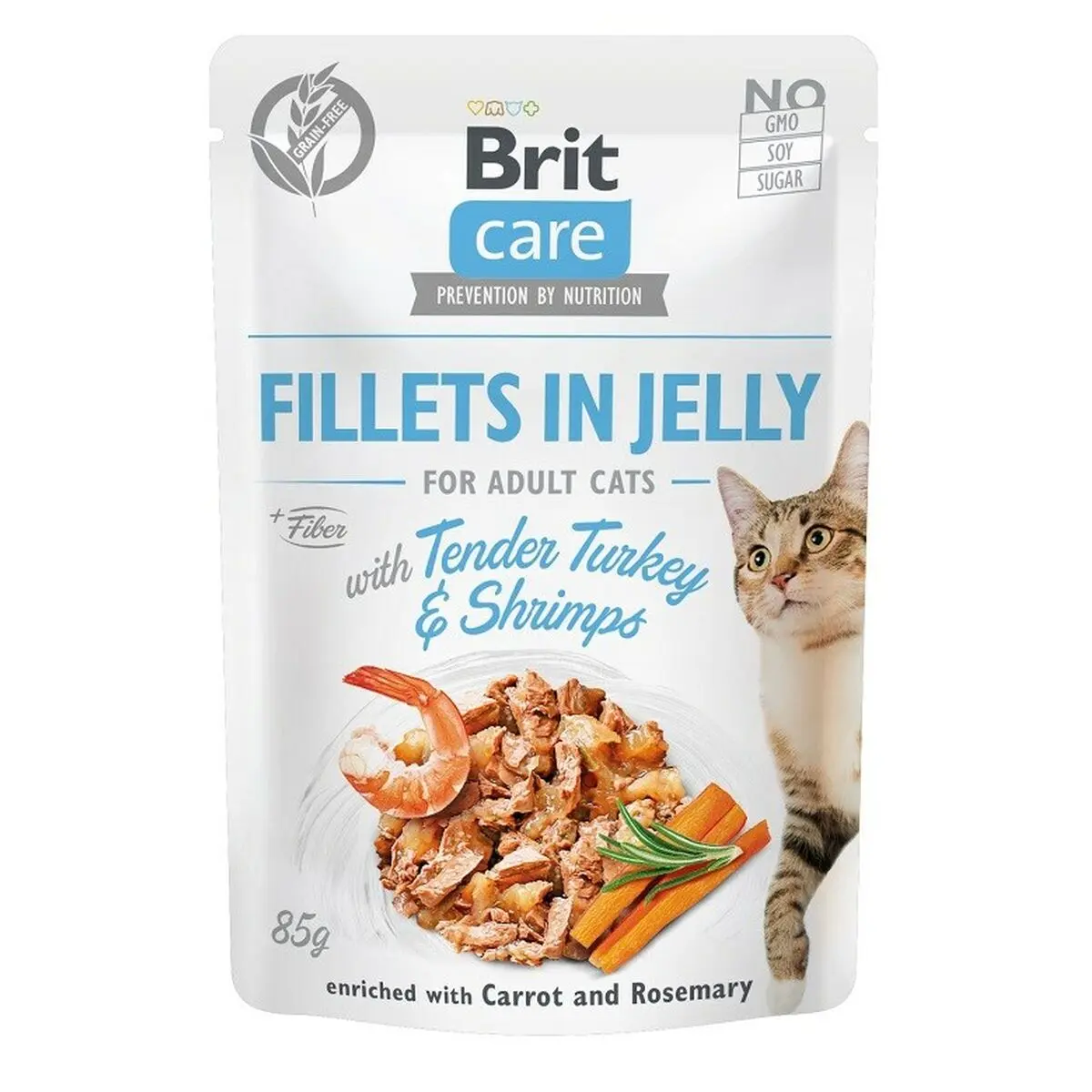 Cibo per gatti Brit Jelly Pollo Tacchino 85 g