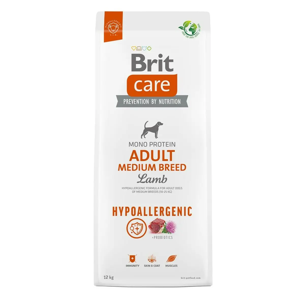 mangime Brit Hypoallergenic Adult Adulto Agnello 14 Kg