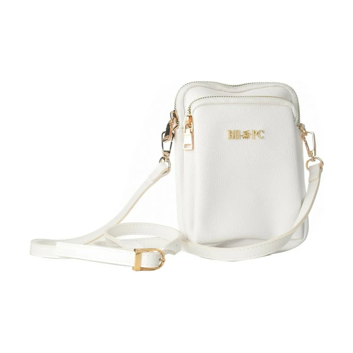 Borsa Donna Beverly Hills Polo Club 1102-WHITE Bianco (12 x 17 x 4 cm)