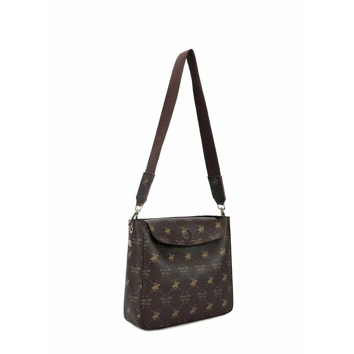 Borsa Donna Beverly Hills Polo Club 657BHP0949 Marrone (25 x 23 x 6 cm)