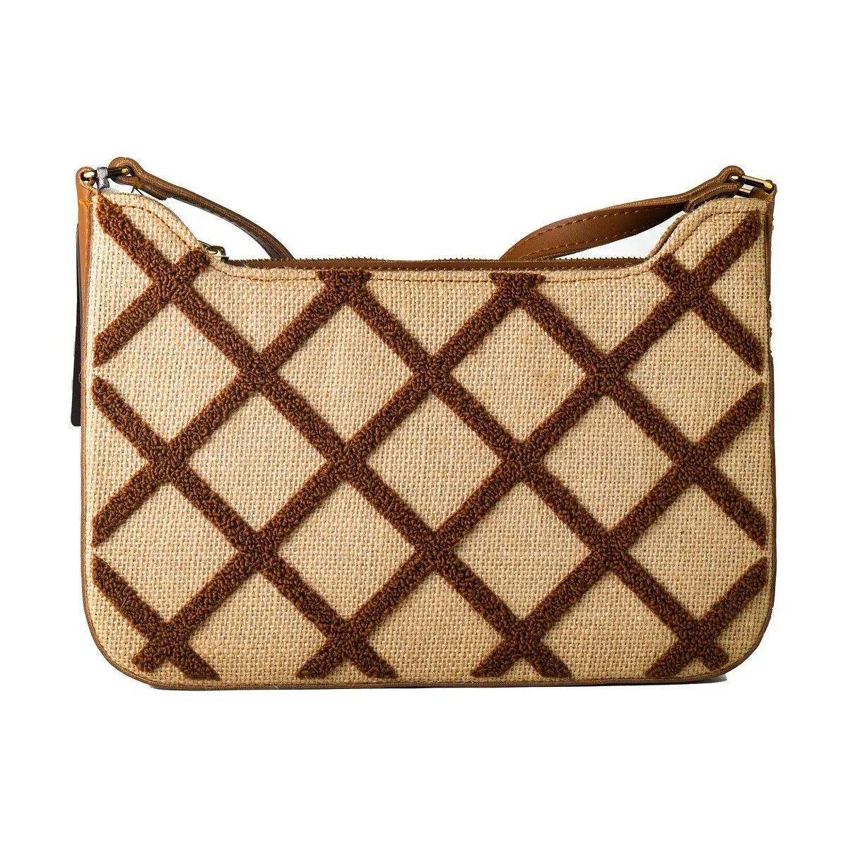 Borsa Donna Laura Ashley SALWAY-QUILTED-TAN Marrone (28 x 17 x 7 cm)