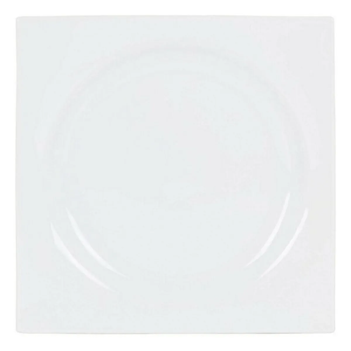 Piatto da pranzo Inde Zen Porcellana Bianco 27 x 27 x 3 cm