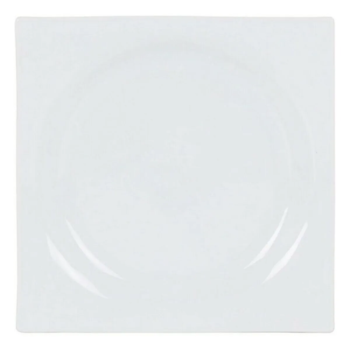 Piatto da pranzo Inde Zen Porcellana Bianco 24 x 24 x 2,5 cm