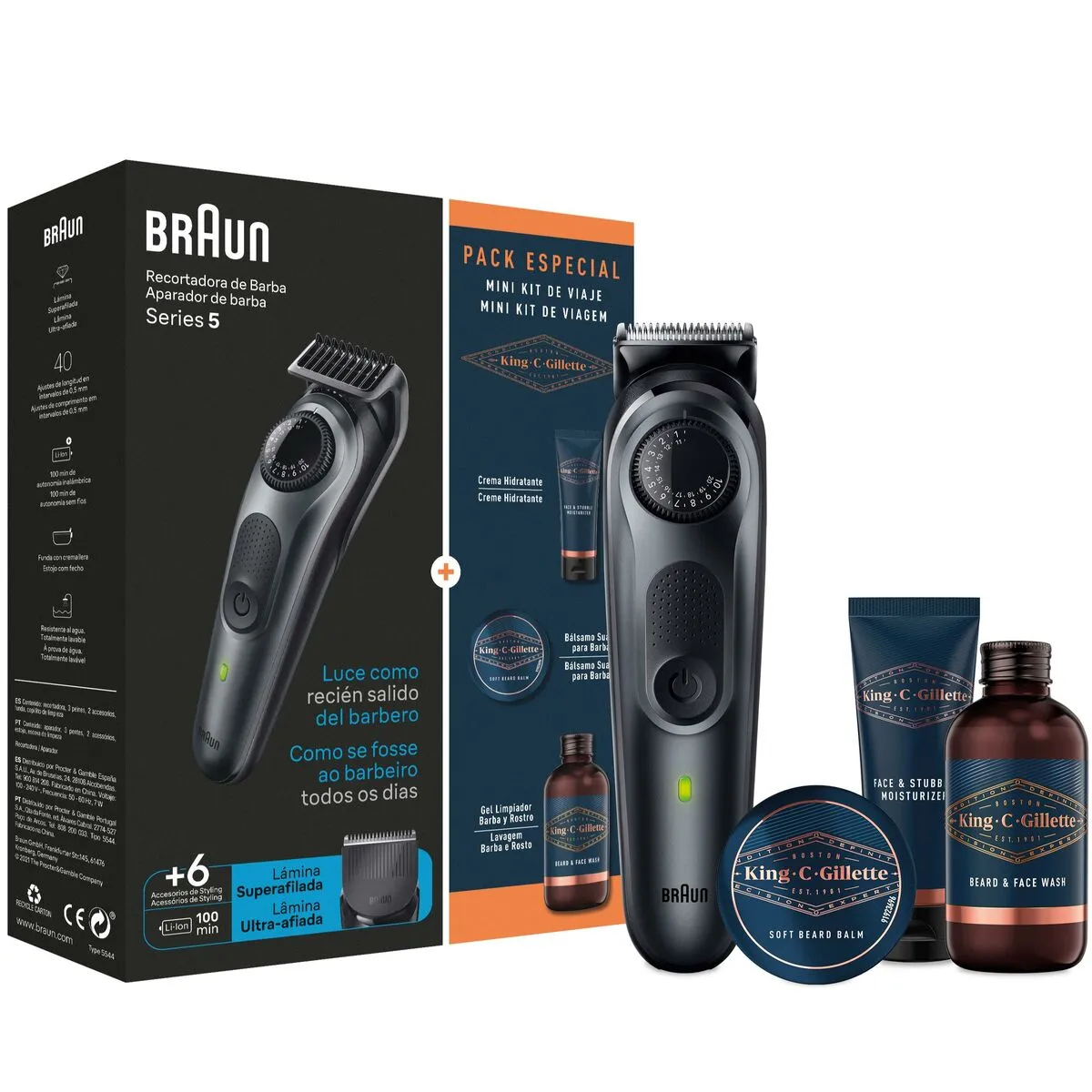 Rasoio per capelli Braun BT5450 + MNS