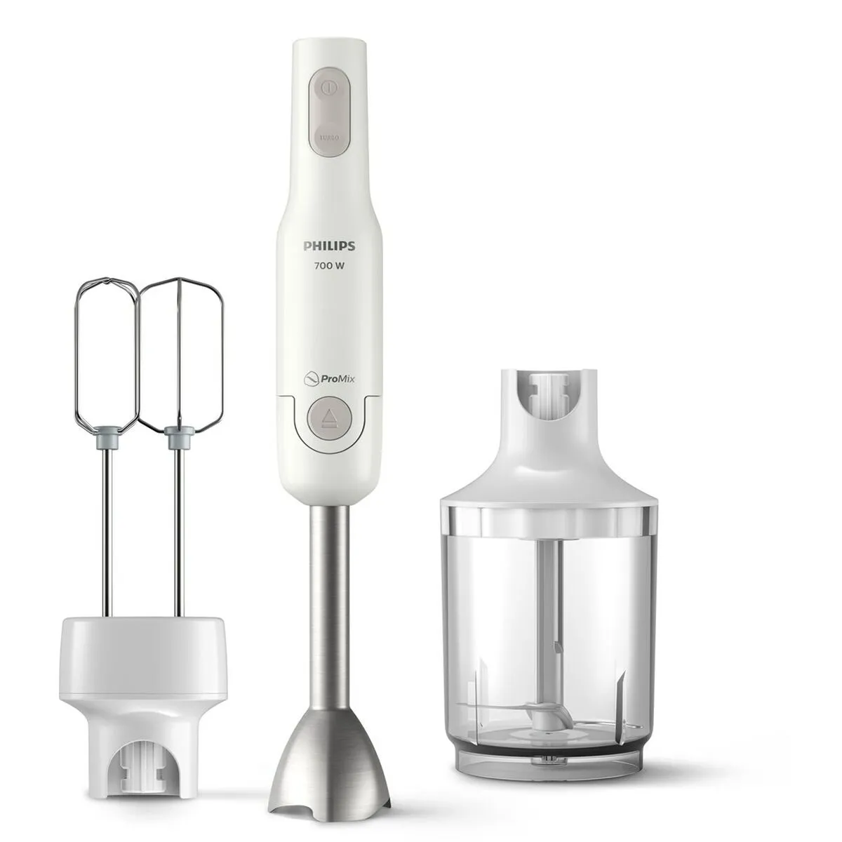 Frullatore a Immersione Multifunzione con Accessori Philips HR2546/00 Bianco 700 W