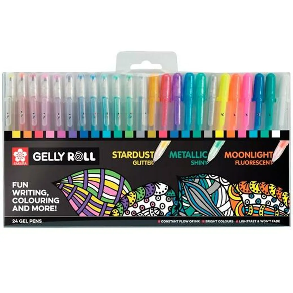 Set di Penne Talens Sakura Gelly Roll Mixed 24 Pezzi