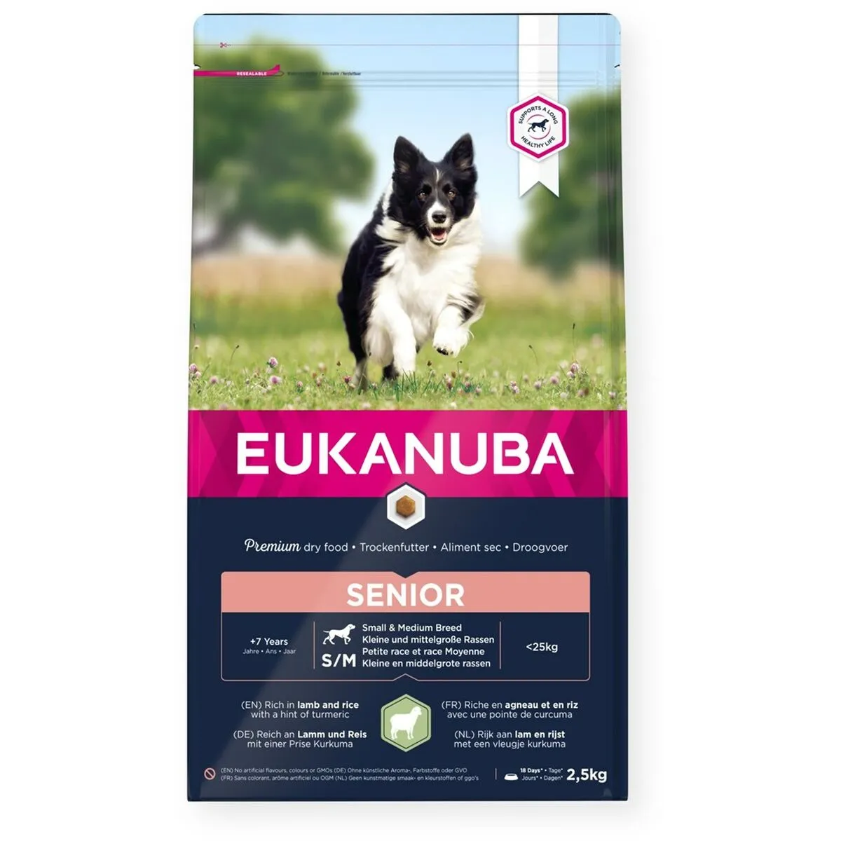 Io penso Eukanuba Mature & Senior Adulto Agnello Riso 2,5 kg