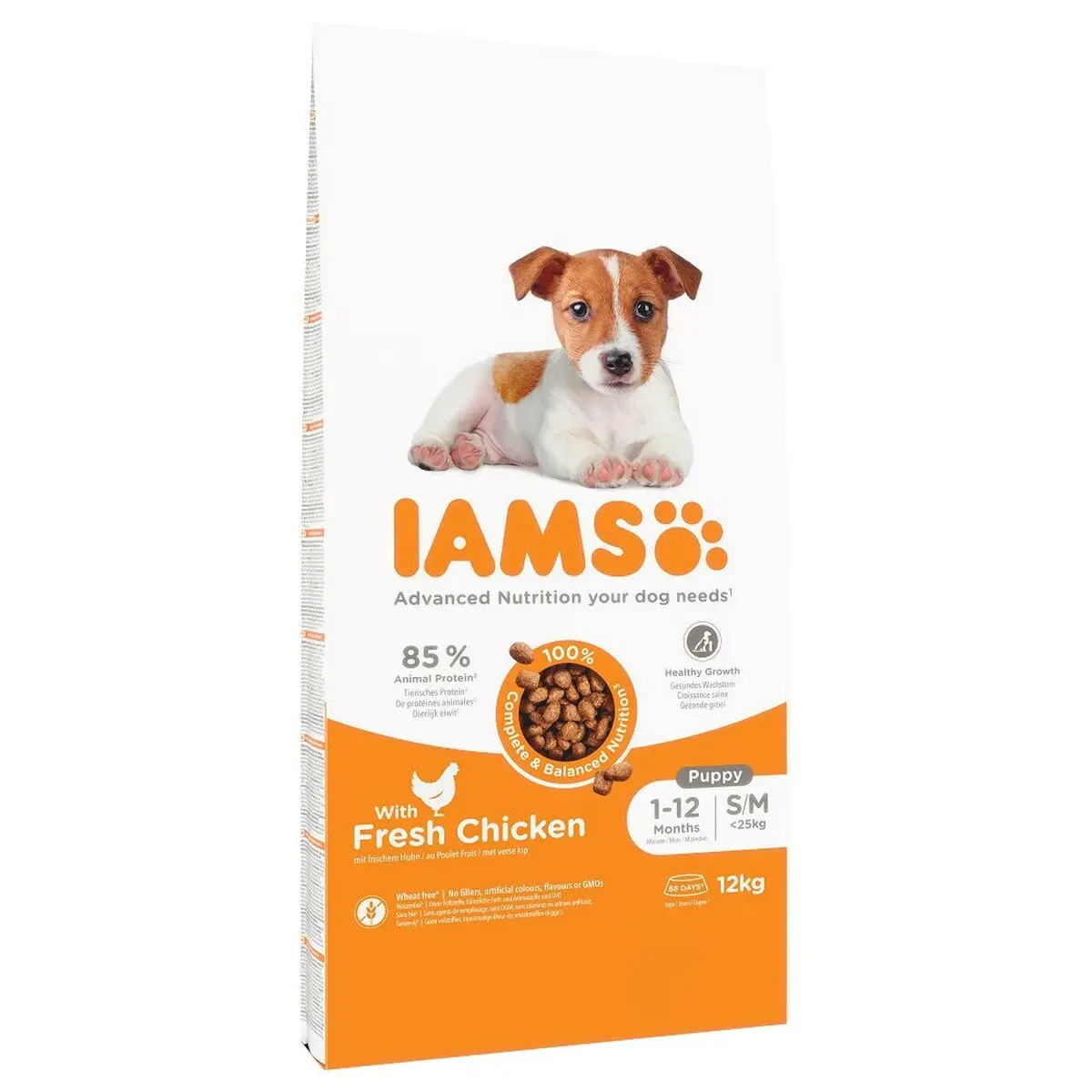 Io penso IAMS Vitality Puppy & Junior Small & Medium Pollo 12 kg