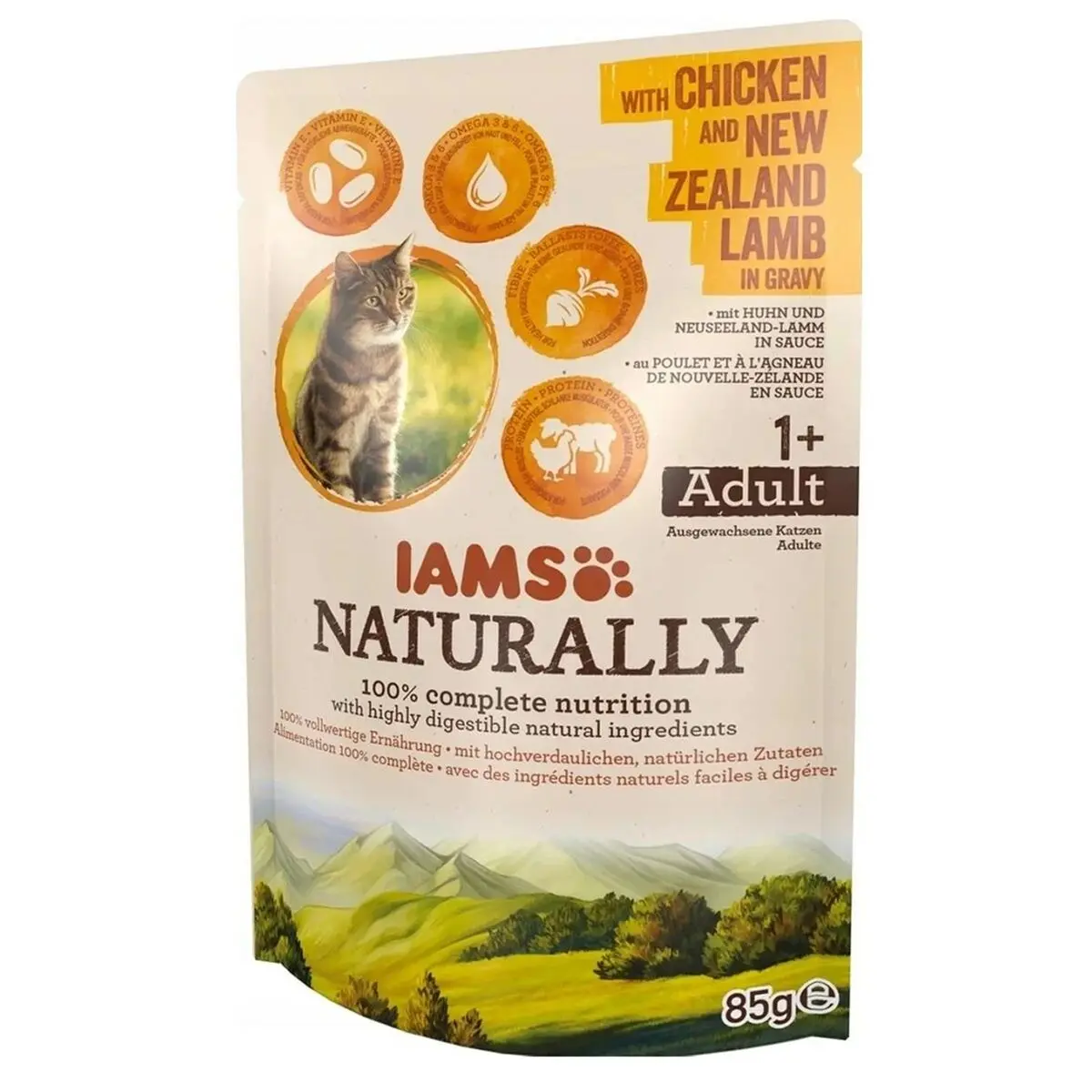 Cibo per gatti Eukanuba Naturally Adult Pollo 85 g