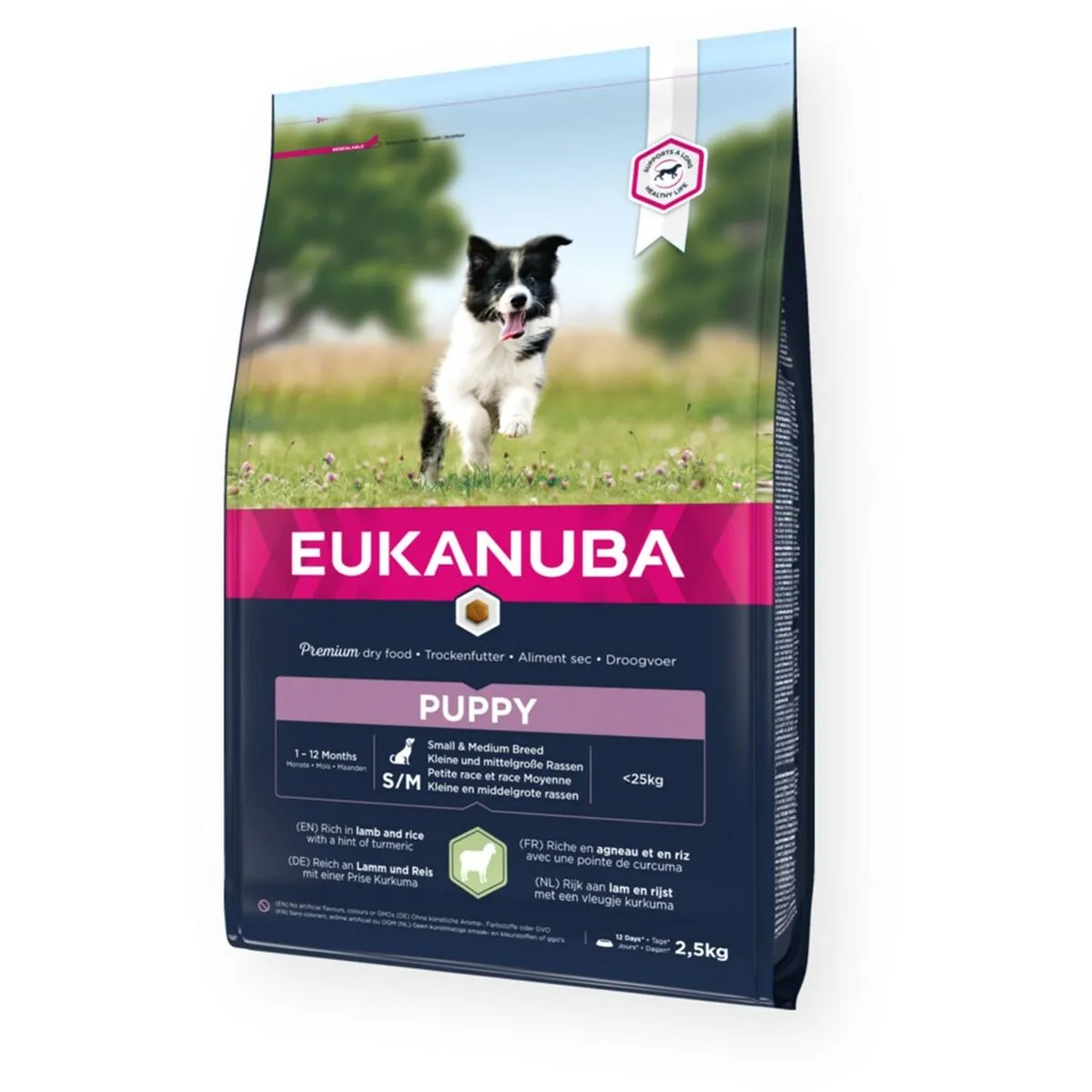 Io penso Eukanuba Pupopy Small & Medium Cucciolo/Junior Agnello Riso 2,5 kg