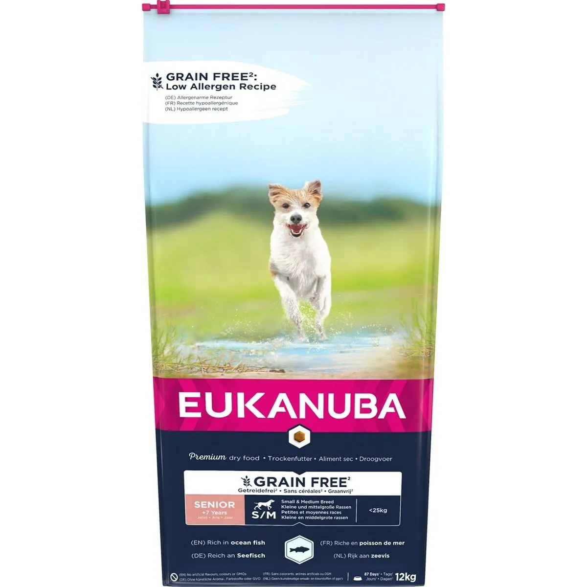 Io penso Eukanuba  Grain Free Senior small/medium breed Anziano 12 kg