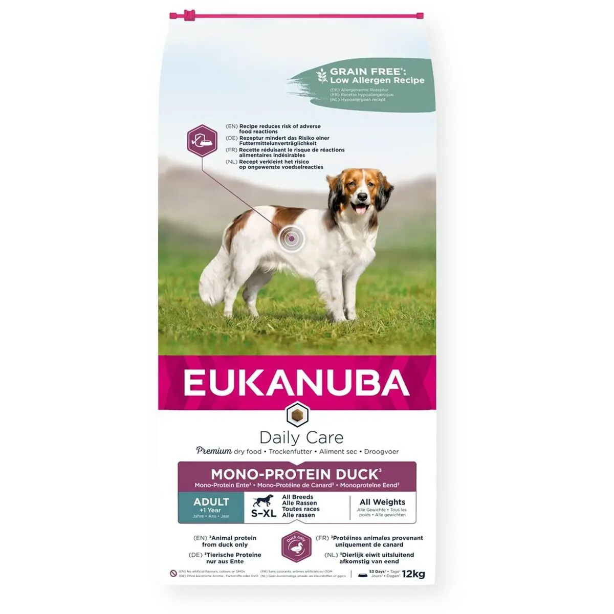 Io penso Eukanuba Daily Care Mono-Protein Adult All Breed Duck Anatra 12 kg