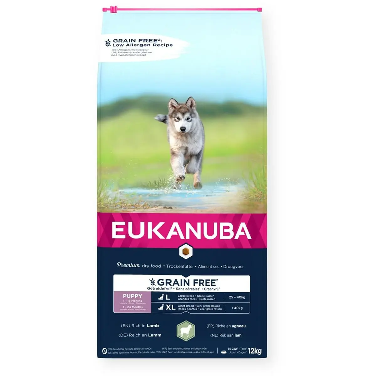 Io penso Eukanuba Grain Free Puppy Large&Giant Lamb Agnello 12 kg