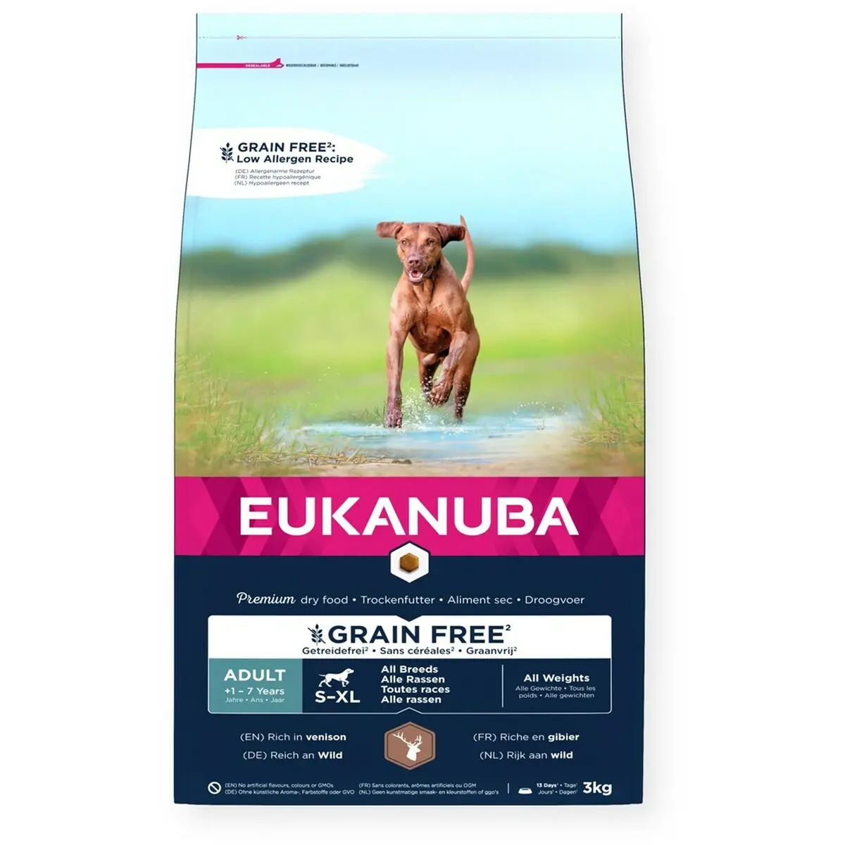 Io penso Eukanuba Venison Carne di vitello 3 Kg