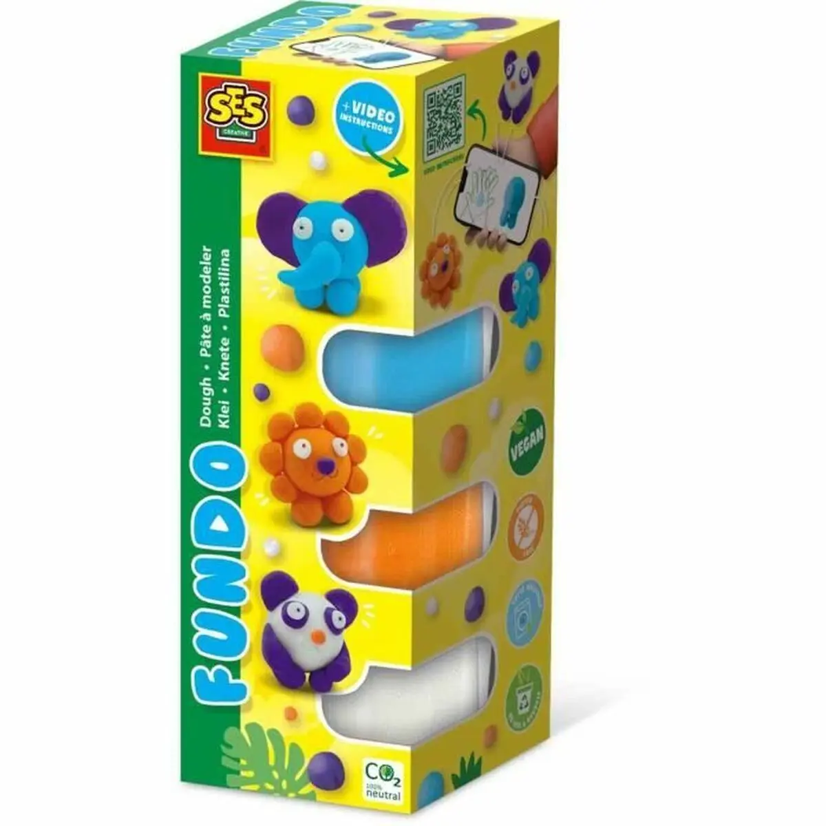 Set di Plastilina SES Creative (6 Pezzi) (4 Pezzi)